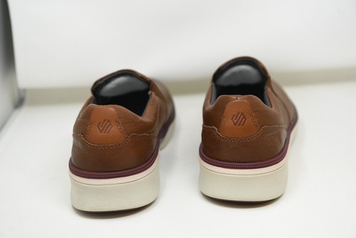 Johnston & Murphy XC4 Foust Slip-On Loafer Sneaker Mahogany Mens 11 - 25-9063 - Picture 4 of 10