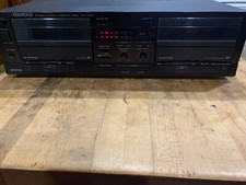 KENWOOD KX 770W DOUBLE Auto Cassette TAPE RECORDER DECK NICE 