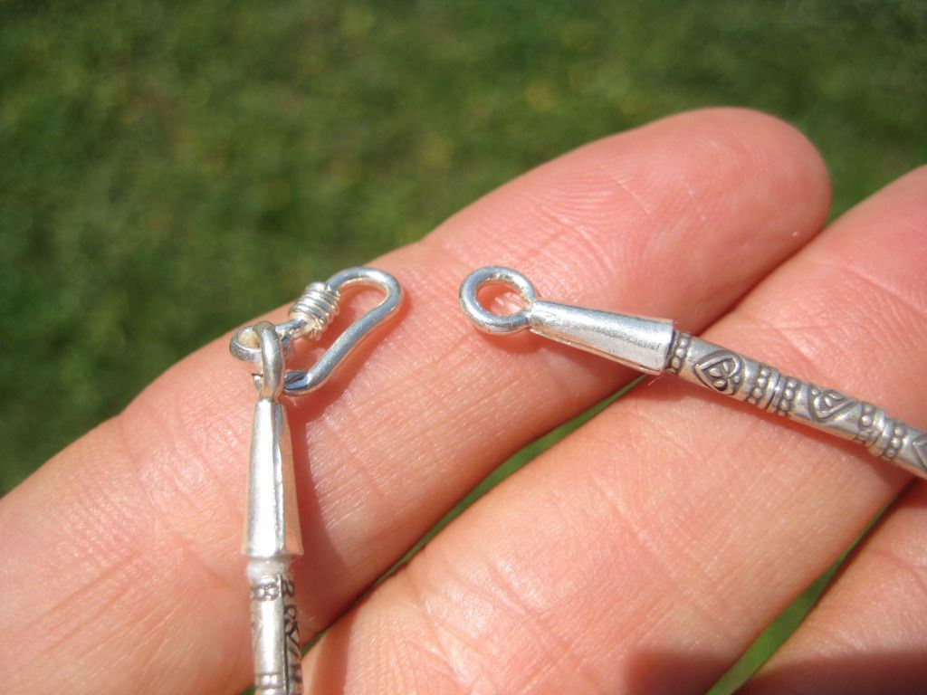 950 to 999 pure Fine Hand Made Karen Silver Hill Tribe Bead