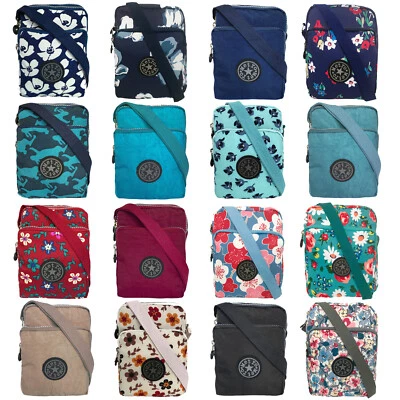 Cross Body Handbag Small Mini Across Shoulder Bag Utility Zipped Pockets