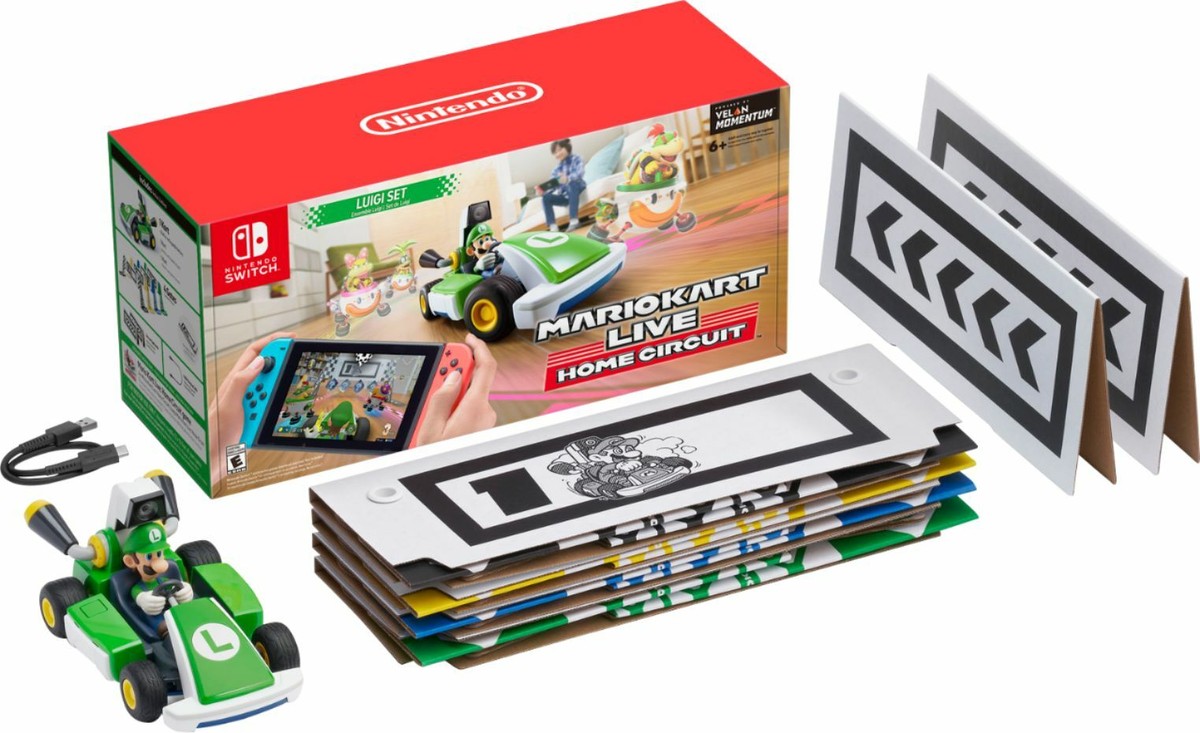 Mario Kart Live Home Circuit Mario or Luigi Nintendo Switch In