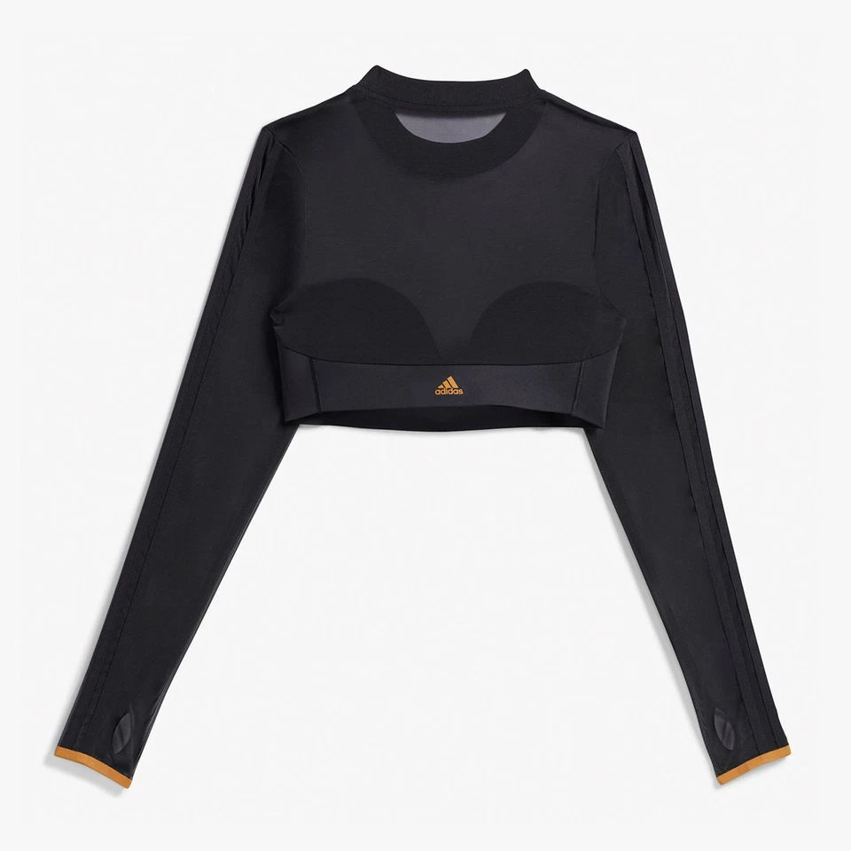 Adidas X IVY PARK Beyoncé Mesh Crop Longsleeve Sport Party Top Shirt Mesh Sexy - Bild 4 von 4