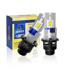 2x D2s D2r Led Headlight Bulb Replace Hid Xenon Super White 6000k Conversion Kit
