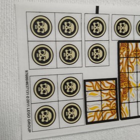  Authentic LEGO Sticker Sheet POTC 4195 Pirates of Caribbean Queen Annes Revenge