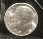 1953-S Roosevelt Silver Dime - Gem Bu  ALL