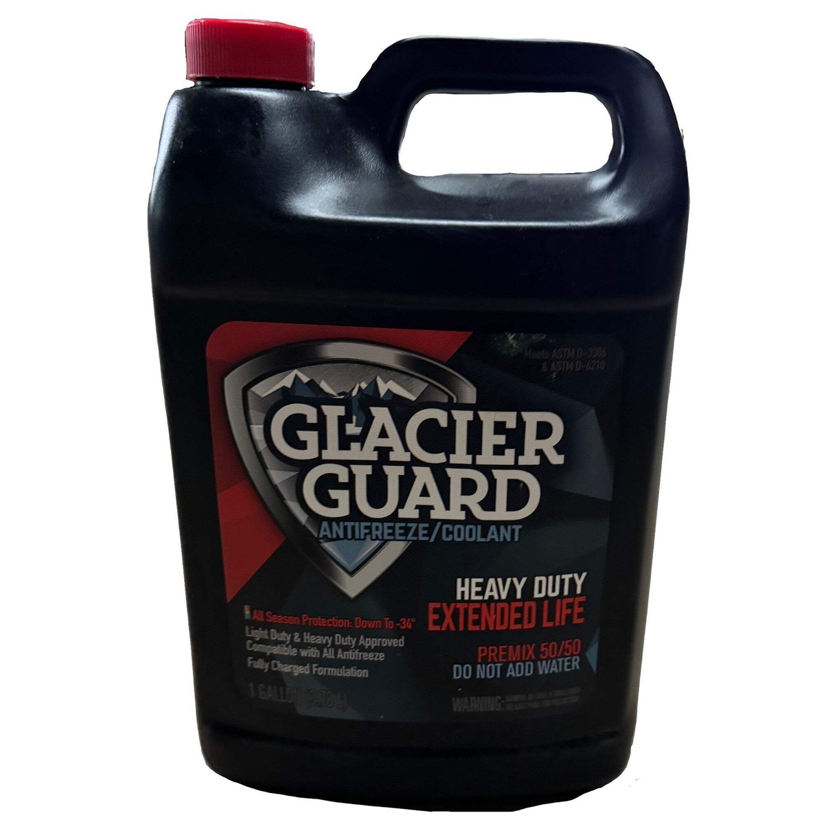 Glacier Guard Antifreeze / Coolant Heavy Duty 50/50 Red, 1 Gallon