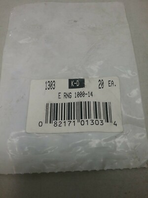 1303 K-D Tools Retaining Rings Quantity 20 Pieces
