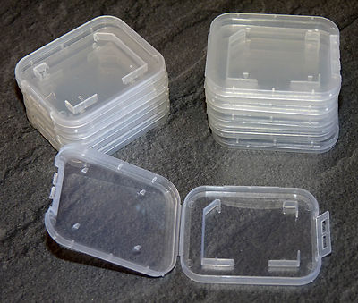 10 Stück SD Box Speicherkarte SDHC ETUI Schutzhülle Hülle Aufbewahrungsbo x MMC