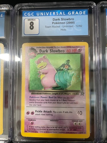 Dark Slowbro (Unlimited) graded CGC 8 for sale on eBay