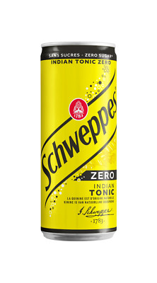 Schweppes Indian Tonic Zero 24 Dosen je 0,33 Liter