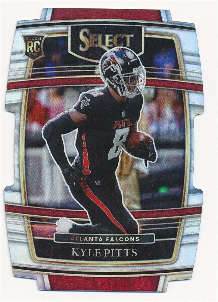KYLE PITTS 2021 PANINI SELECT CONCOURSE SILVER PRIZM DIE-CUT #46 RC ROOKIE MINT