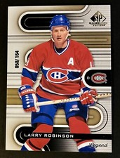 2022-23 SP Game Used - Larry Robinson #146 Legend /164 - Montreal Canadiens