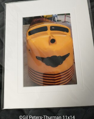Matted Photo, Idora Park Smiling Train 11 x 14