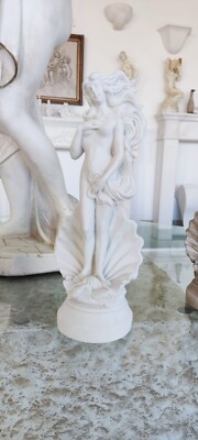 Busto Scultura Venere In Resina - Figura Decorativa Blu, 19 Cm, Per Arredamento Casa - Foto 8
