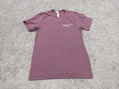 Park City Utah T-Shirt Women's Small Purple Short Sleeves