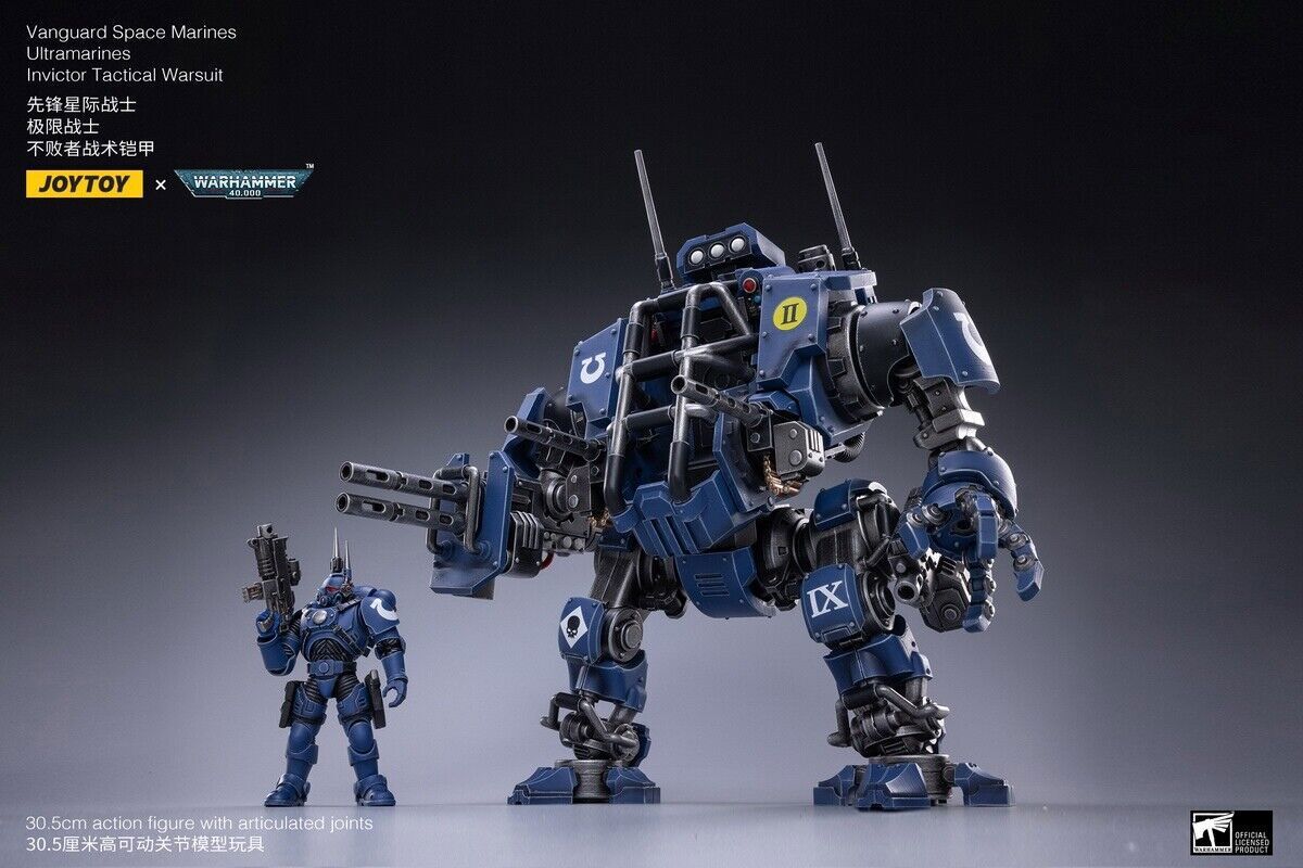 SF・ファンタジー・ホラー JOYTOY Warhammer Tactical Warsuit JOYTOY Warhammer 40k Ultramarines Invictor Tactical Warsuit w