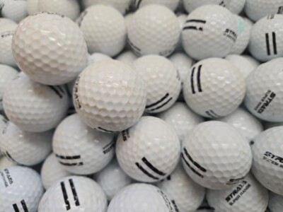 15 DZ Strata White Used Range Balls .  AAA  Free Shipping.