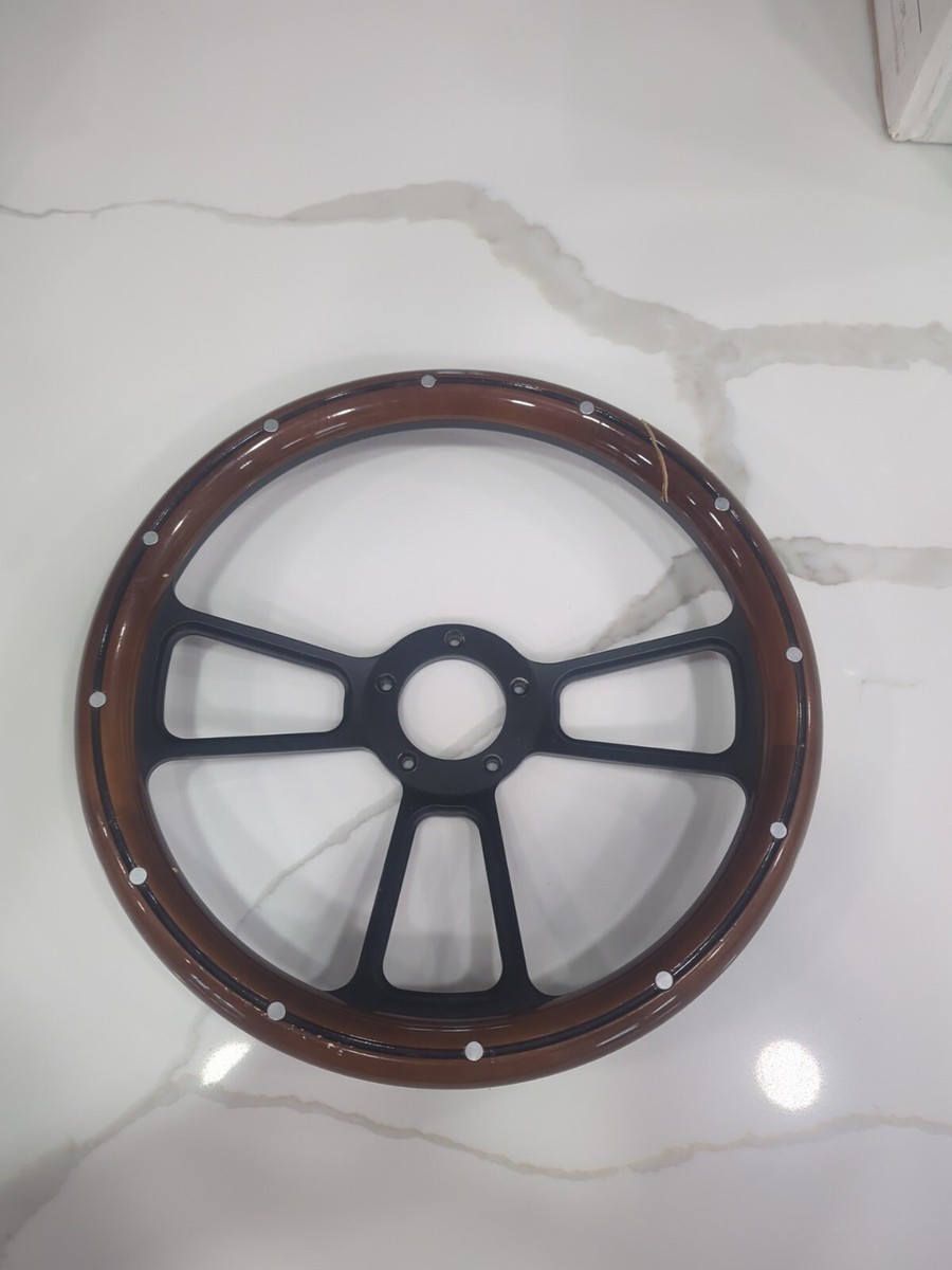 FOREVER SHARP Steering Wheel US D587,176S Cracked Mahogany Still