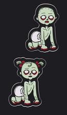 Zombie Babies Family Car Sticker Vinyl Decal Stickers Zombie Babies Family Car Sticker Vinyl Decal Stickers