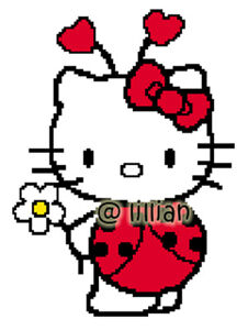 Hello Kitty Cross Stitch Chart