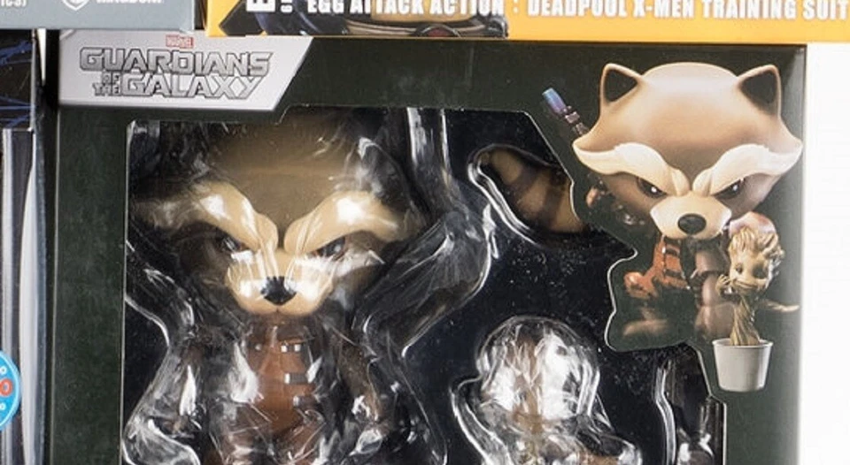 ¡NUEVO! GOTG Rocket Mapache y Dancing Groot Egg Attack Figura Reino Bestia EAA-023 Foto 4 de 4