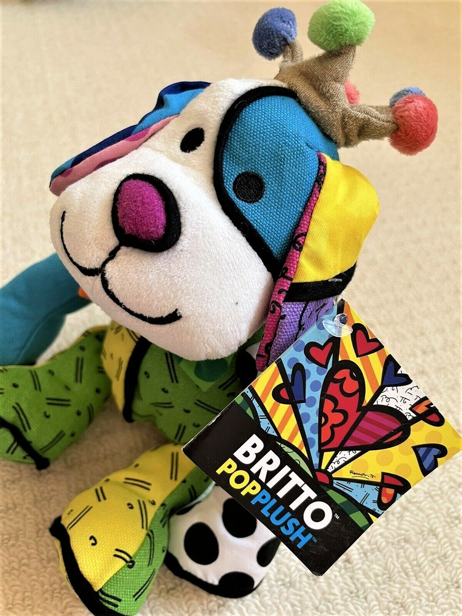 ROMERO BRITTO 'Royalty Dog' Soft MINI 7