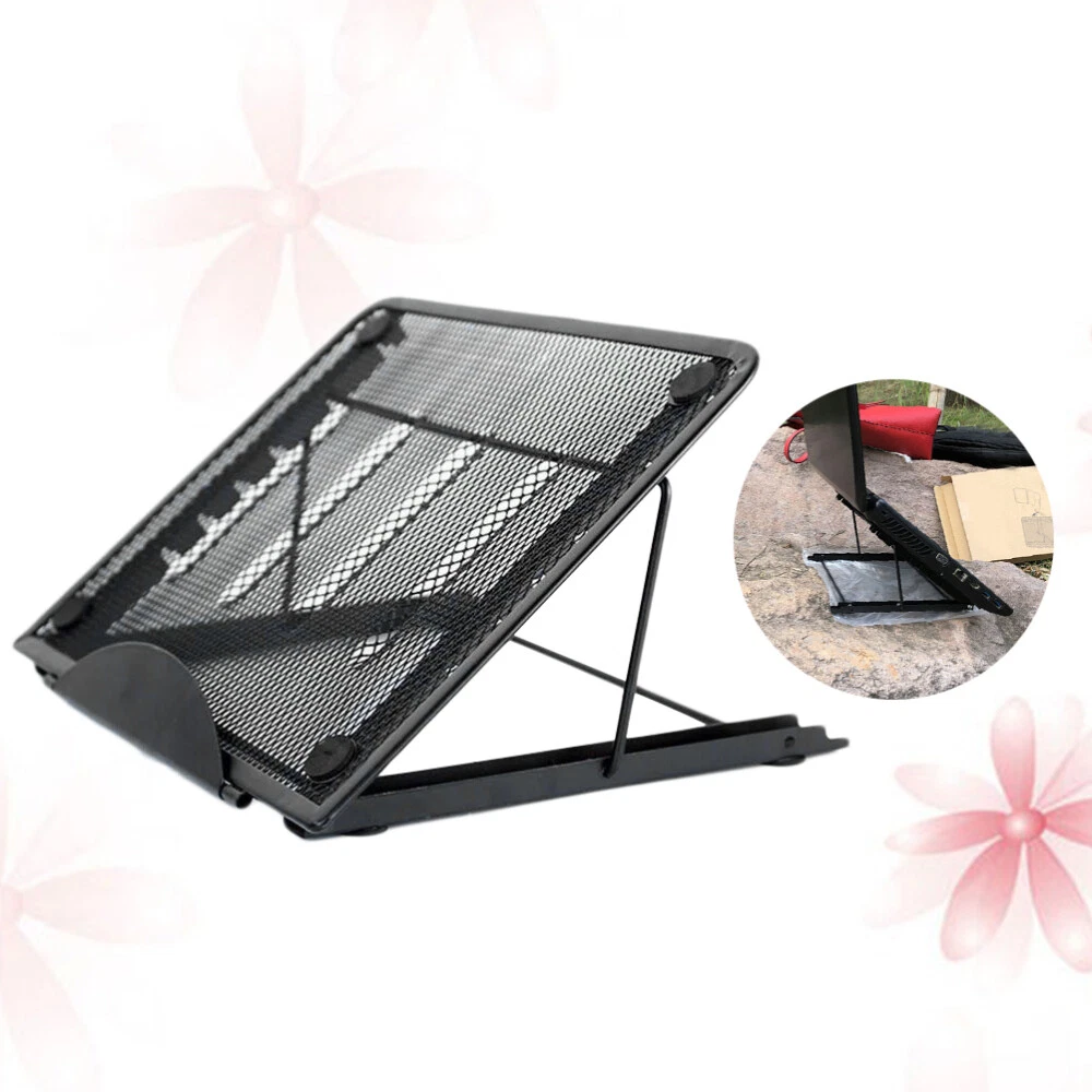 Adjustable Laptop Stand for Bed with Tablet Mount Floor Holder  