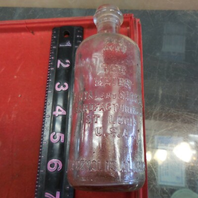 GLYCENOL DENTAL & SURGICAL MEDICINE MEIER CO ST LOUIS ALKALINE 1910 ERA 