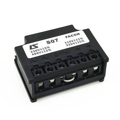1pcs FACON S07 Motor brake rectifier module AC230V/480V DC110/220V t=0.3s