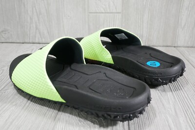 Under Armour Project Rock Fat Tire Slides Black Volt 
3025237-302 Sz 13 Under Armour Project Rock Fat Tire Slides Men main image 4