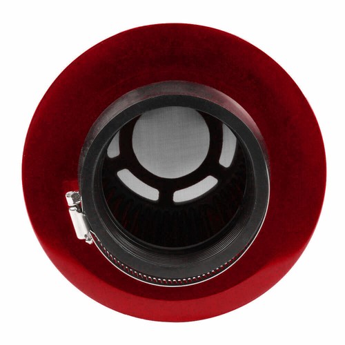 Red 3" 76mm High Flow Inlet Cold Air Intake Cone Replacement Dry Air Filter - Bild 8 von 10