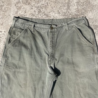Carhartt B111 MOS Duck Flannel Lined Carpenter Men's Work Pants