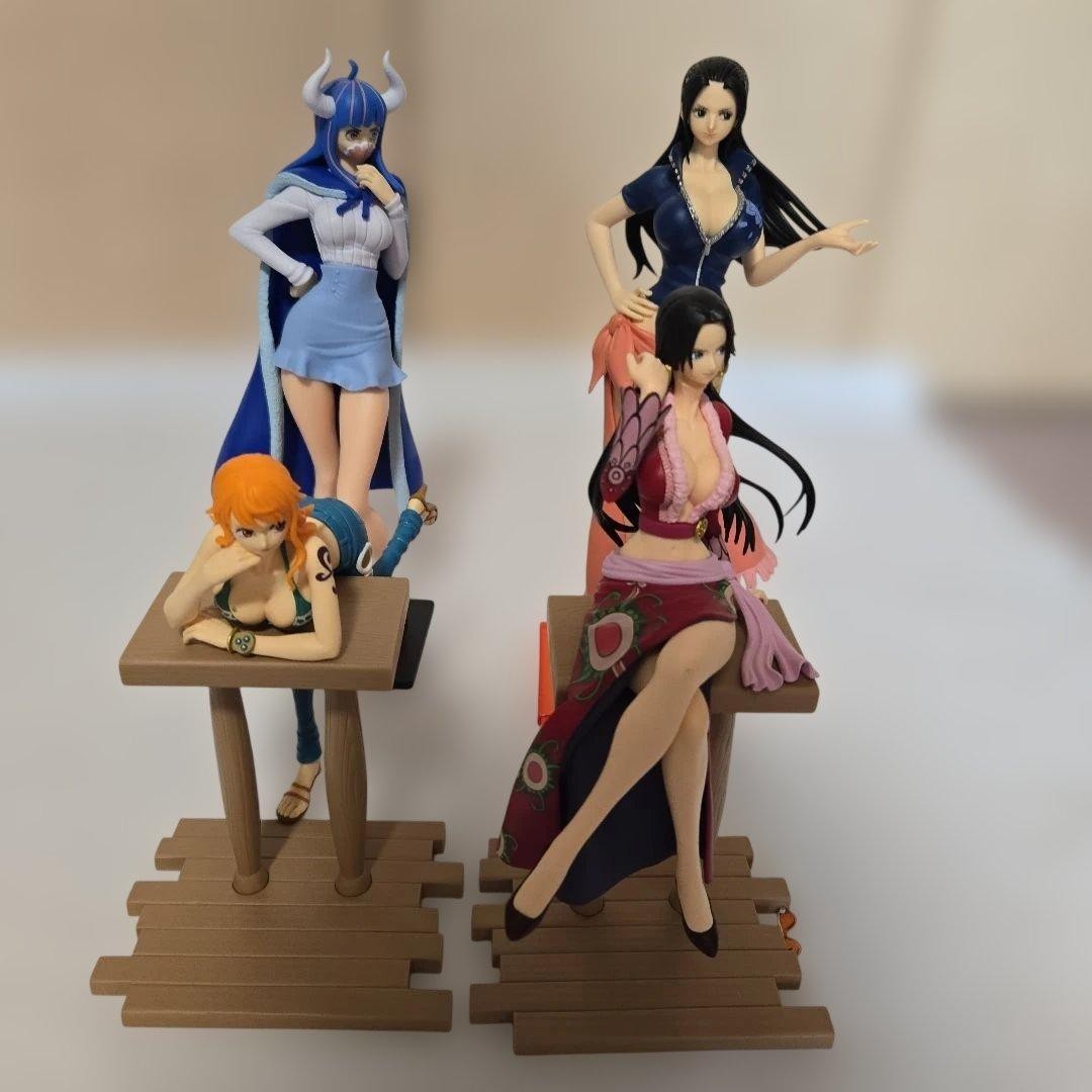 One Piece Figura Nami Hancock Robin Ulti Set Lote Japonés Coleccionable Lote
