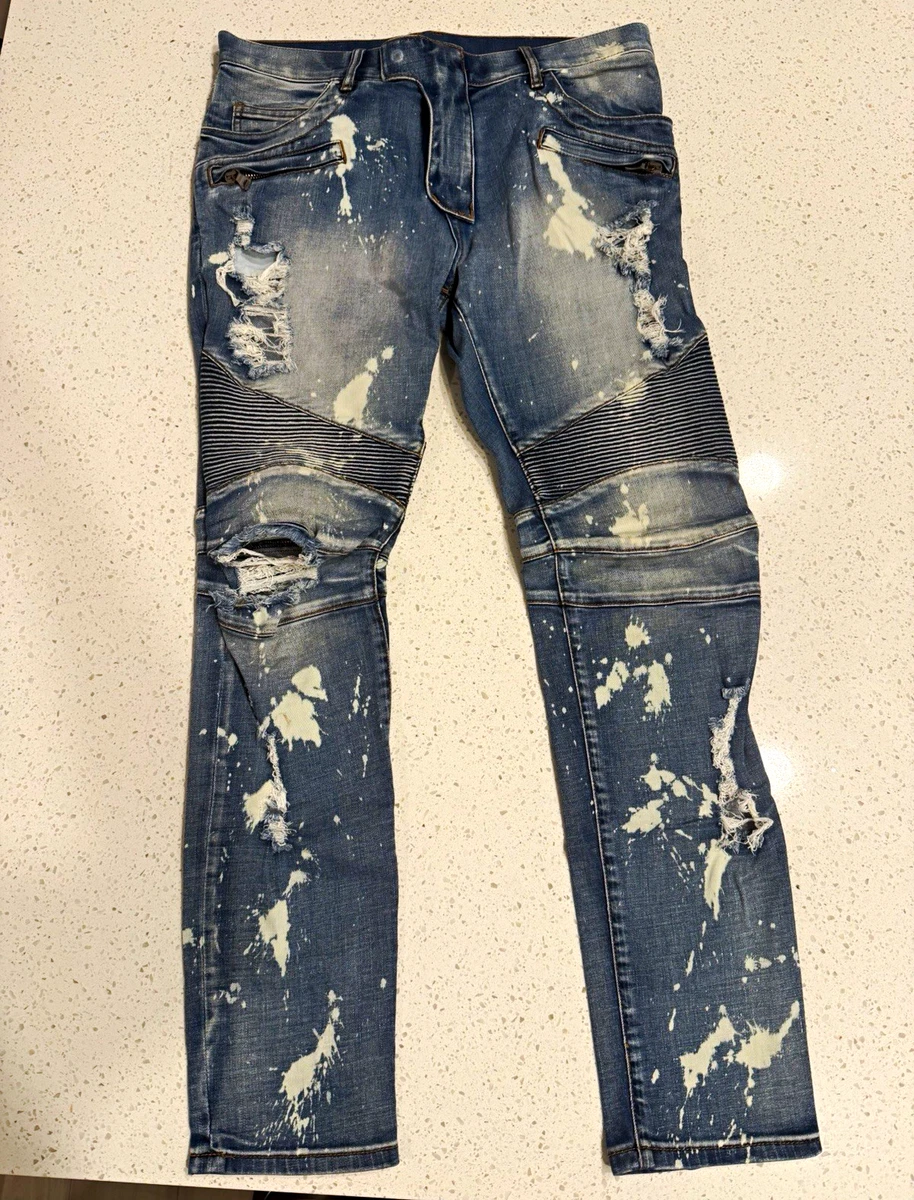 Balmain Biker Jeans for Men for sale - eBay