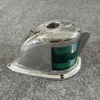 Vintage  Perko Navigation Boat Marine Bow Light  Red & Green Port Starboard
