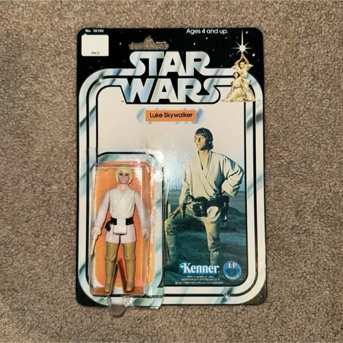 Vintage 1977 Star Wars Luke Skywalker Figure Kenner 12 Back