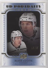 2019 Upper Deck UD Portraits Rookies Platinum Blue 15/25 Blake Lizotte #P-98 a3q