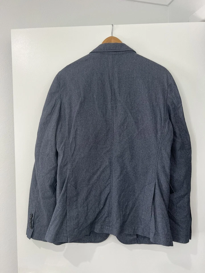 Boss Hugo Boss 2 Button Blazer Jacket Men's Gray Size 38R - Image 3 of 4