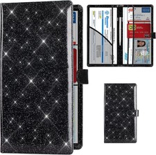 Car Registration and Insurance Card Holder, Vehicle License Document Glove Box C