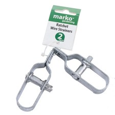 Galvanised Ratchet Line Wire Tensioners Strainer Turnbuckle 4" / 100mm Pack of 2