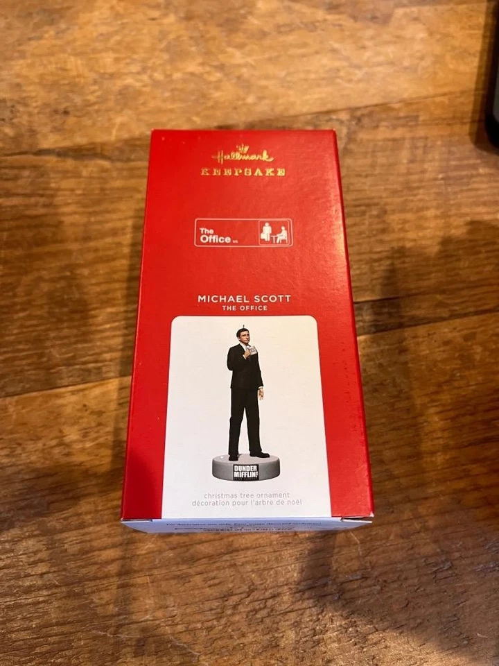 Hallmark Keepsake Ornament 2021 Michael Scott The Office Holding Mug NIB