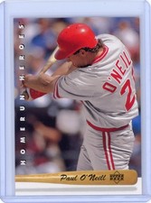 PAUL O'NEIL 1997 UPPER DECK HOMERUN HEROES #HR27 CINCINNATI REDS