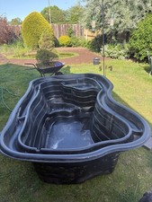Oase PE 1000 Litre Preformed Black Outdoor Pond 2.4m