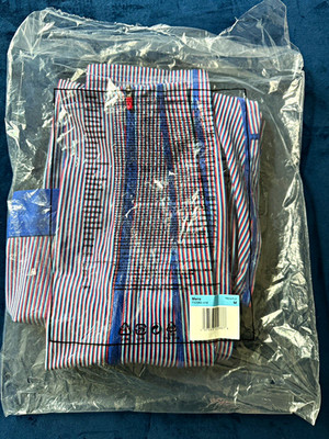 NIKE USA Pro Men's Olympic Compression Leggings Striped Blue/Red/White sz M