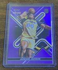Jahzare Jackson 2022 Topps Finest Overtime Elite Purple Refractor /250 #18