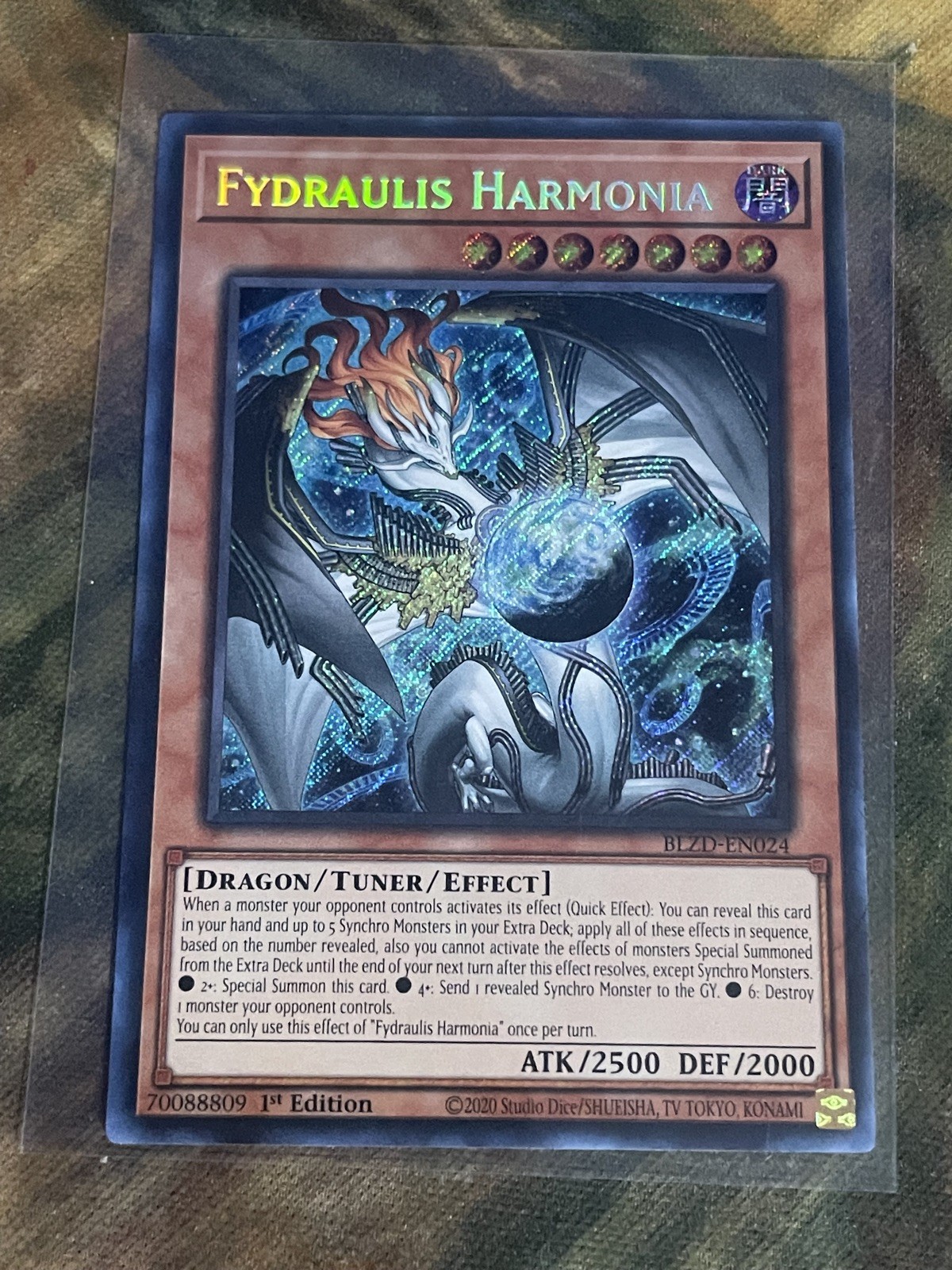 Yu-Gi-Oh! Fydraulis Harmonia Blazing Dominion 1st Edition Holo BLZD-EN024