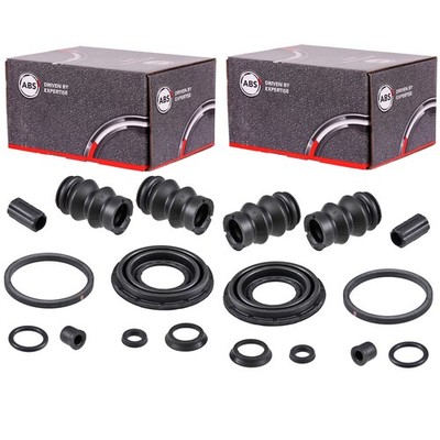 2X A.B.S. BREMSSATTEL RAPARATUR-SATZ HINTEN passend für ABARTH GRANDE PUNTO FIAT