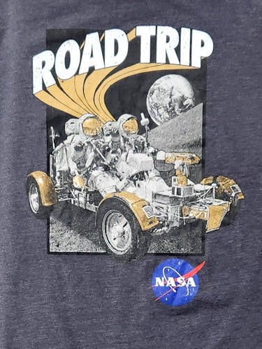 Boys Short Sleeve Gray Nasa Astronaut T-Shirt Tee Shirt XX-Large 18 - Picture 2 of 2
