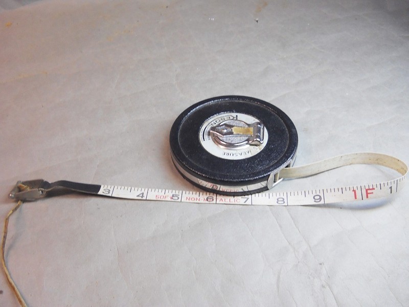 50 foot Keson fiberglass engineering-scaled measuring tape-very good condition