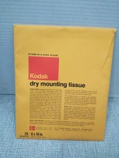 Kodak Dry Mounting Tissue 8x10 25 Sheets READ 